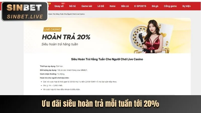 Chương trình hoàn trả hàng ngày/tuần tại 7rr99
